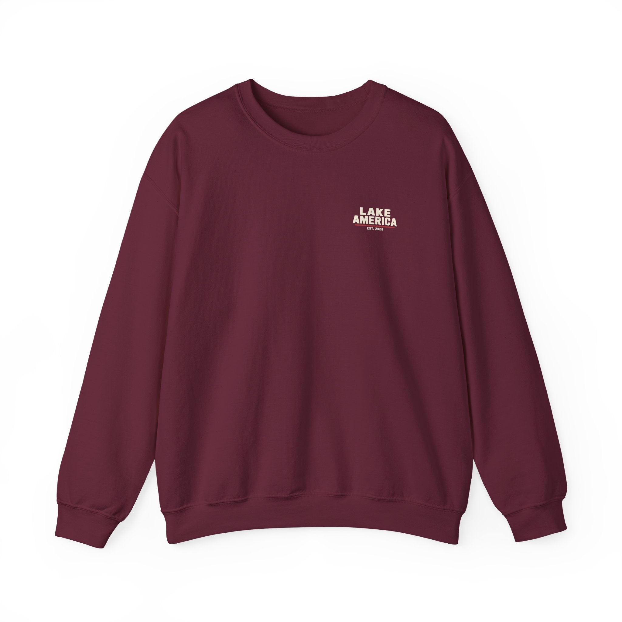 Lake America Vintage Flag Crewneck – Dark Colorway