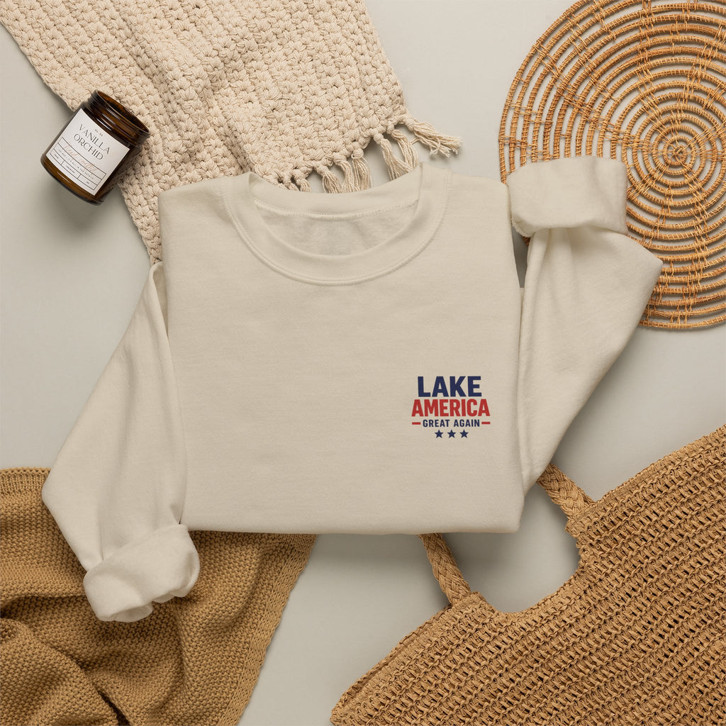 Lake America Great Again Crewneck – Light Colorway