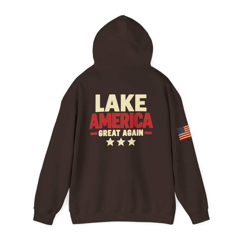 Lake America Great Again Hoodie – Dark Colorway