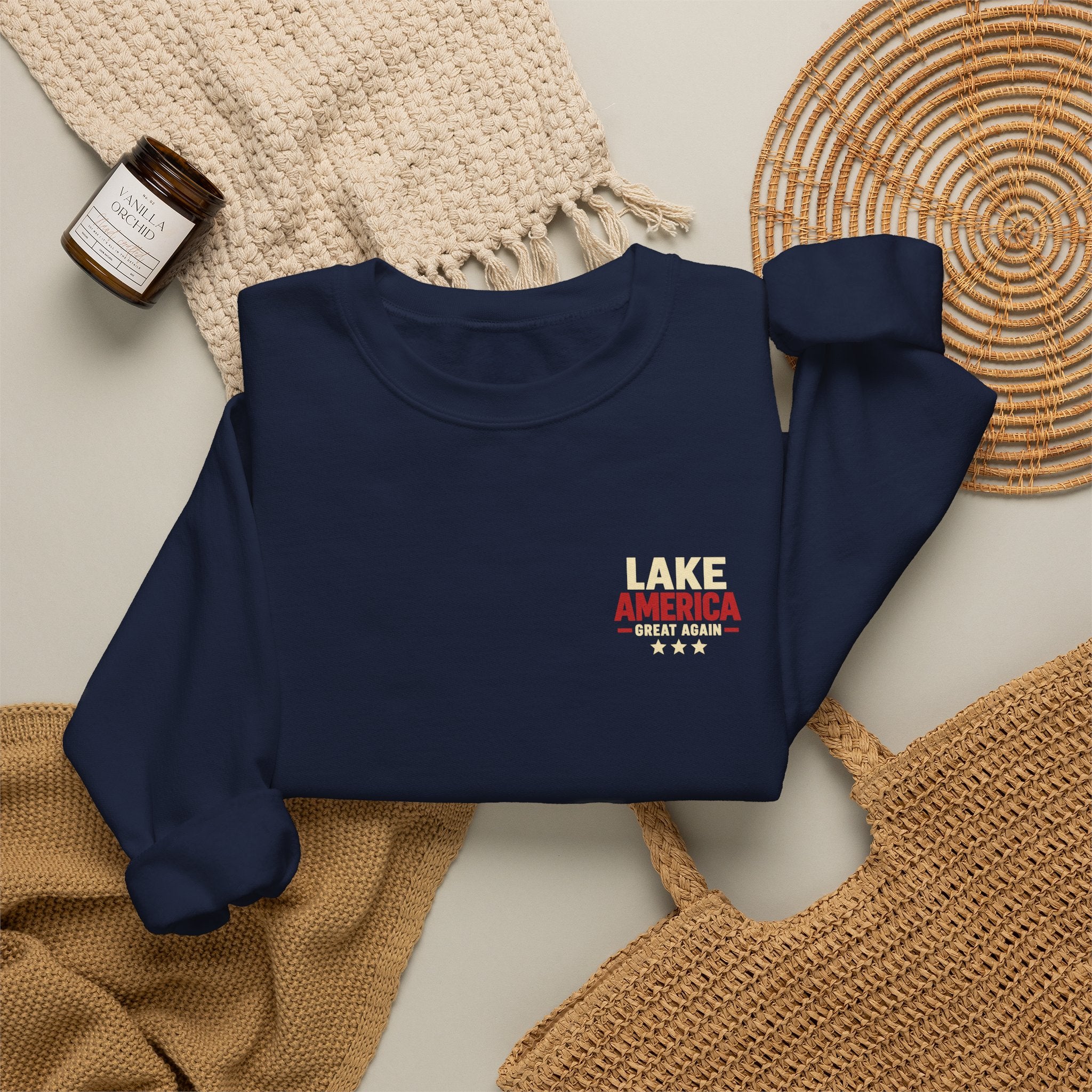 Lake America Great Again Crewneck – Dark Colorway