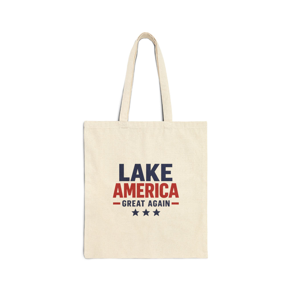 Lake America Great Again Canvas Tote – Campaign Carryall