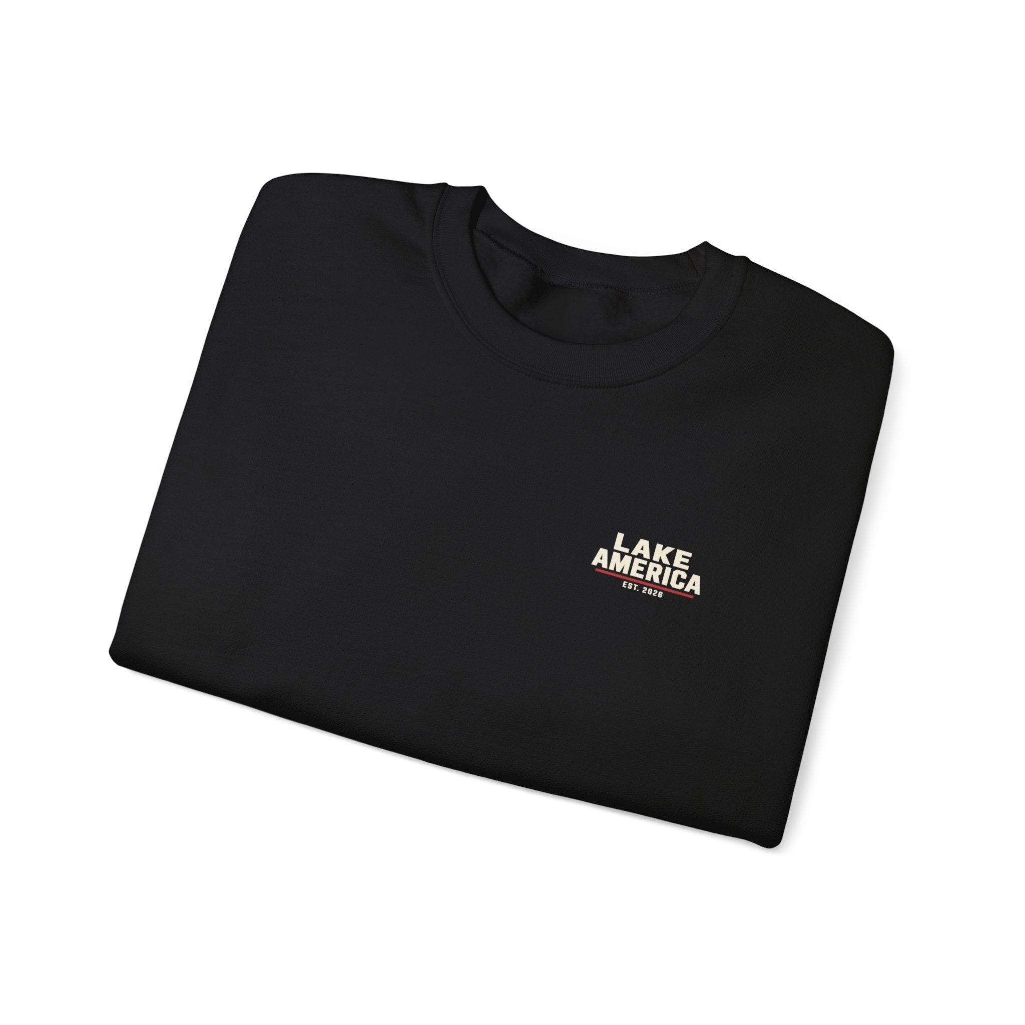 Lake America Vintage Flag Crewneck – Dark Colorway