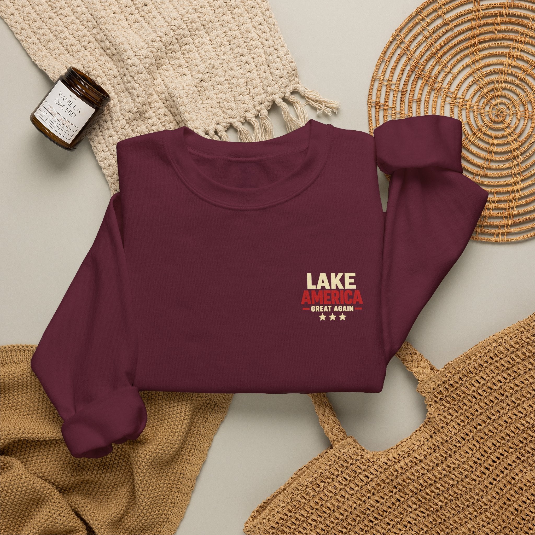 Lake America Great Again Crewneck – Dark Colorway