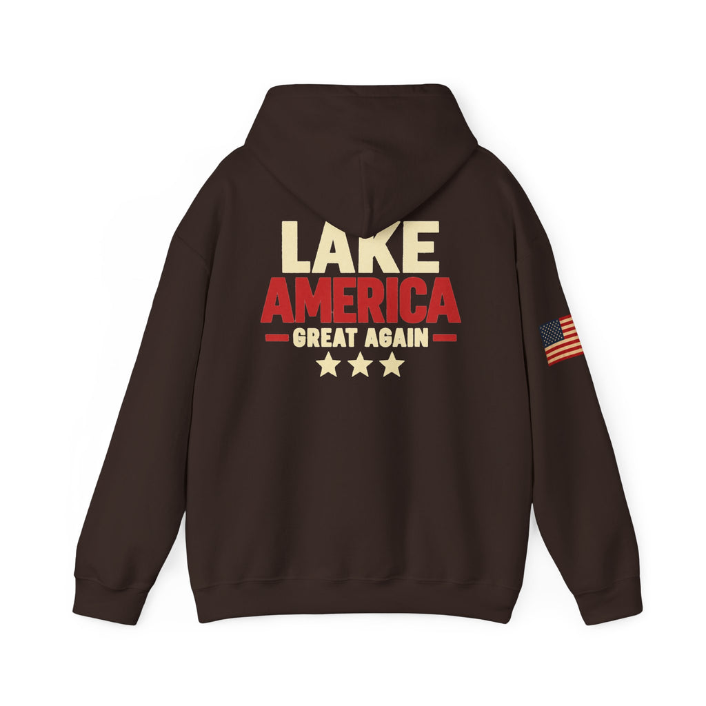 Lake America Great Again Hoodie – Dark Colorway
