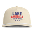 Lake America Great Again Sunwashed Rope Cap – Premium Edition