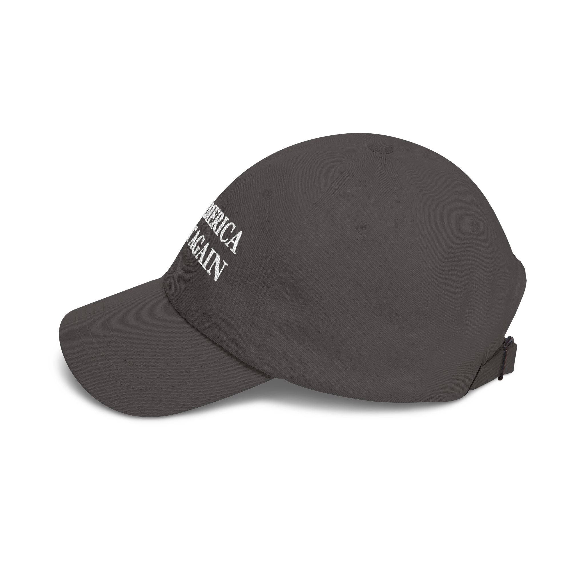 Lake America Great Again Dark Campaign Dad Cap – Side Flag Edition