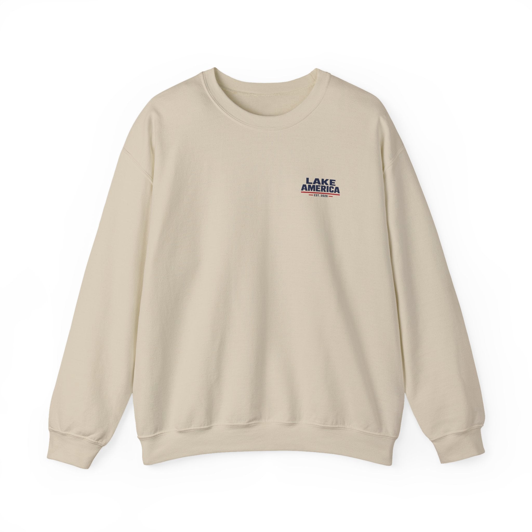 Lake America Vintage Flag Crewneck – Light Colorway