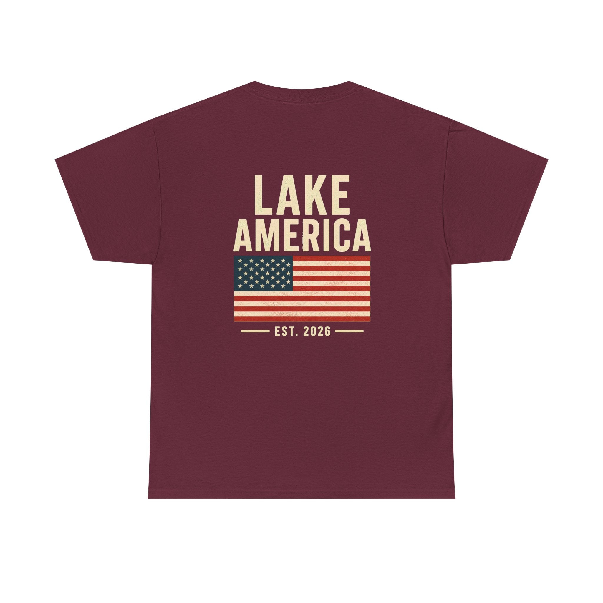 Lake America Vintage Flag Tee – Dark Colorway