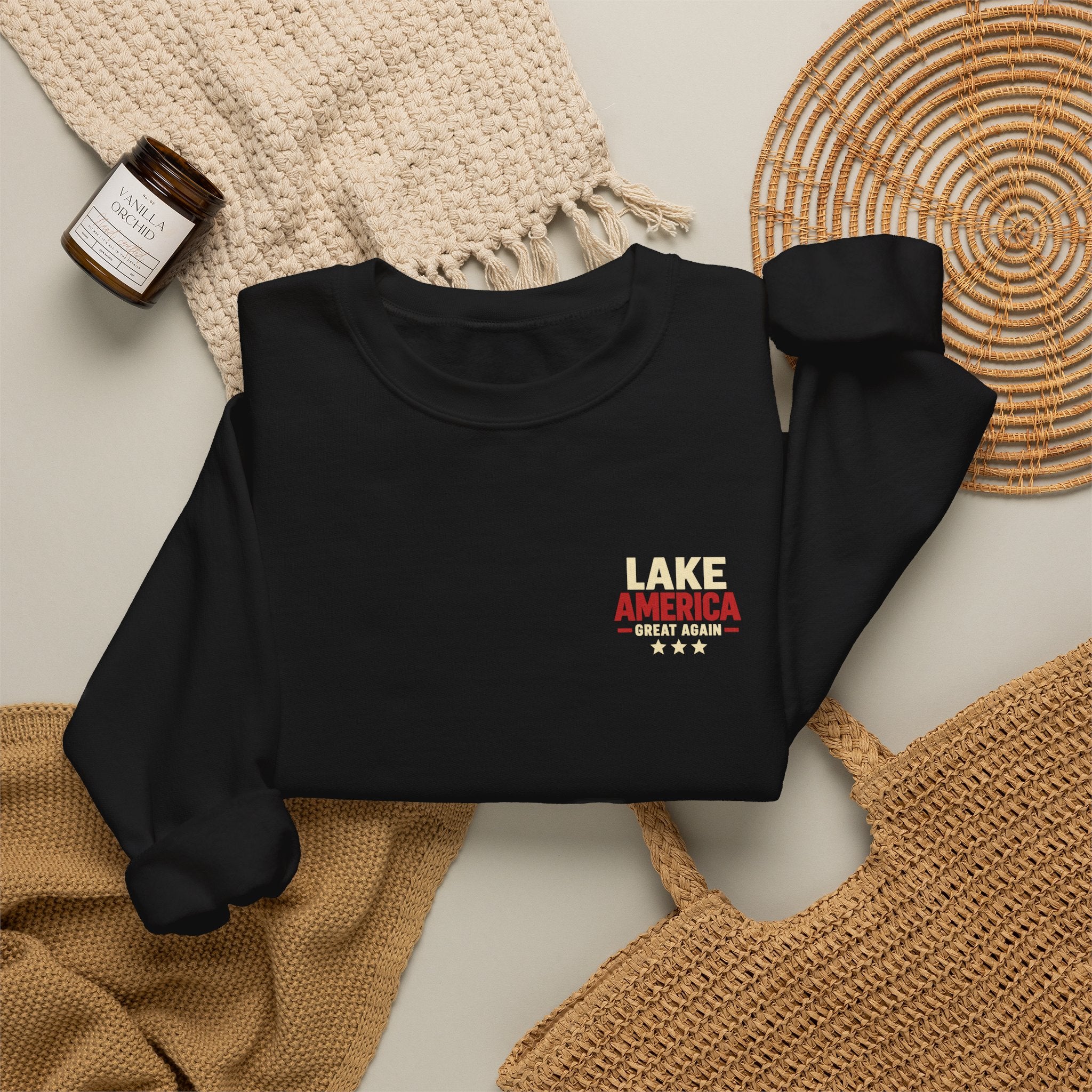 Lake America Great Again Crewneck – Dark Colorway