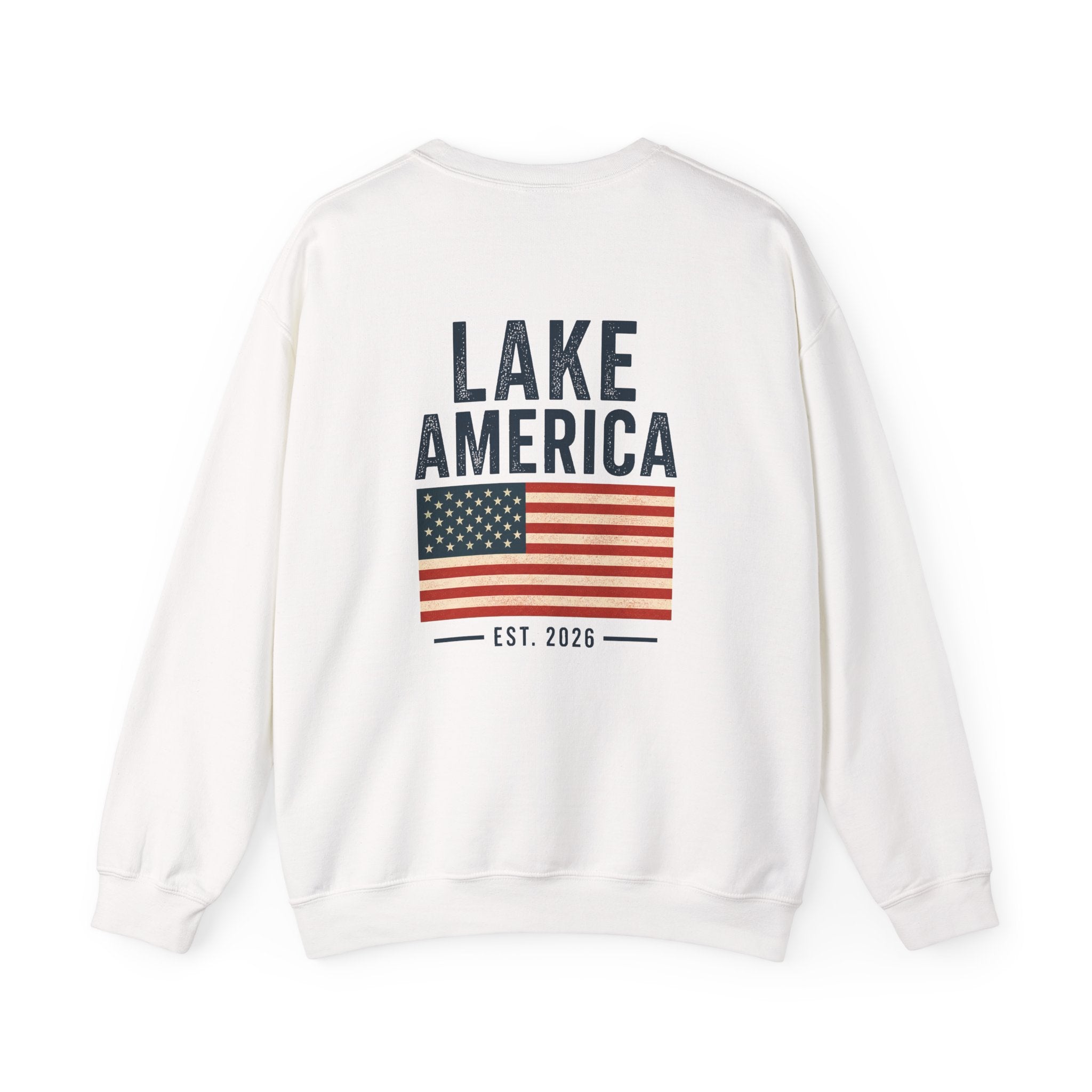 Lake America Vintage Flag Crewneck – Light Colorway