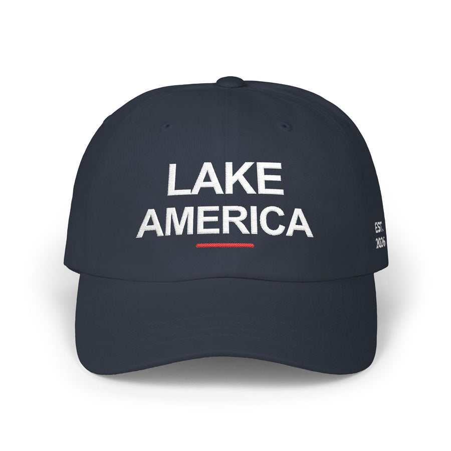 Lake America Heritage Navy Dad Cap – Classic Lake Edition